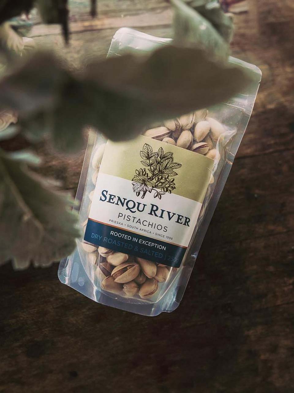 Verpakte Senqu River pistachios